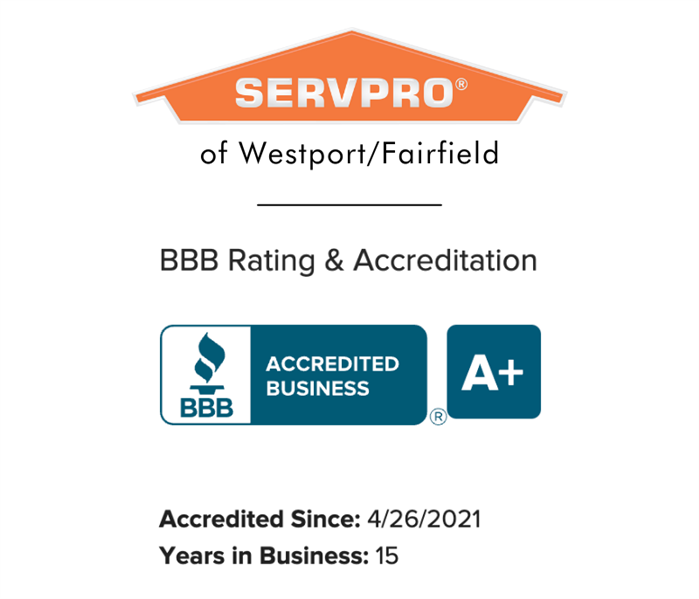 SERVPRO of Westport/Fairfield A+ Better Business Bureau Rating